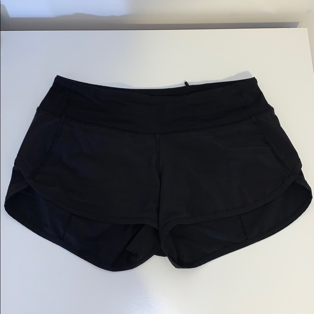 black lulu shorts